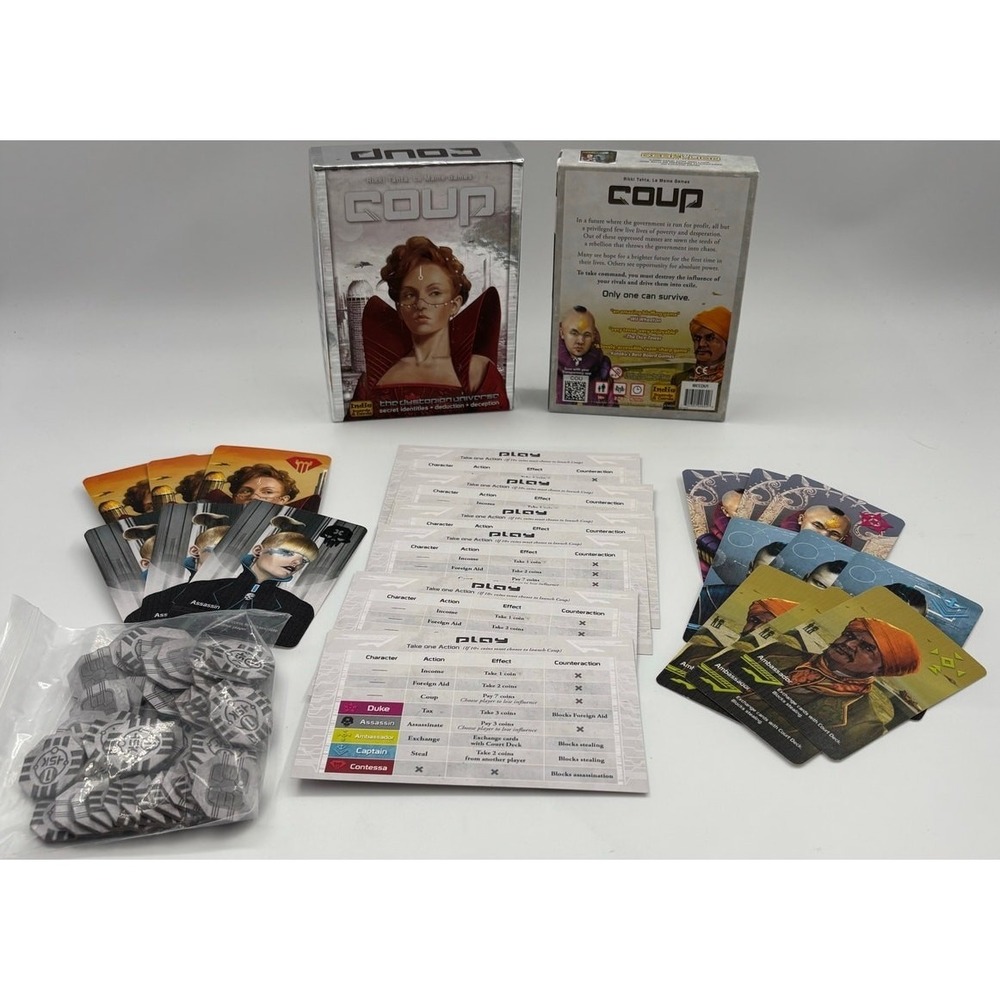 Indie Boards and Cards Coup‎ The Dystopian Universe Card Game
